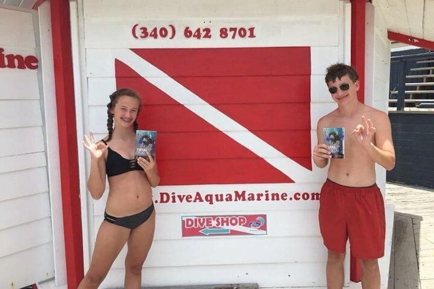 After scuba diving