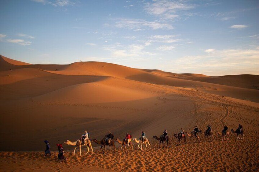Trip into the Merzouga desert from Errachidia 1 Night Luxury Camp