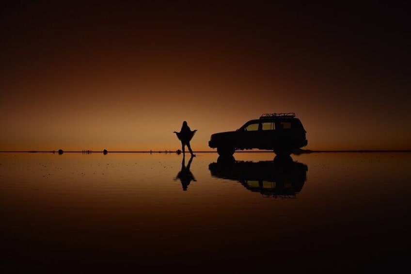 Uyuni Salt Flat Sunset