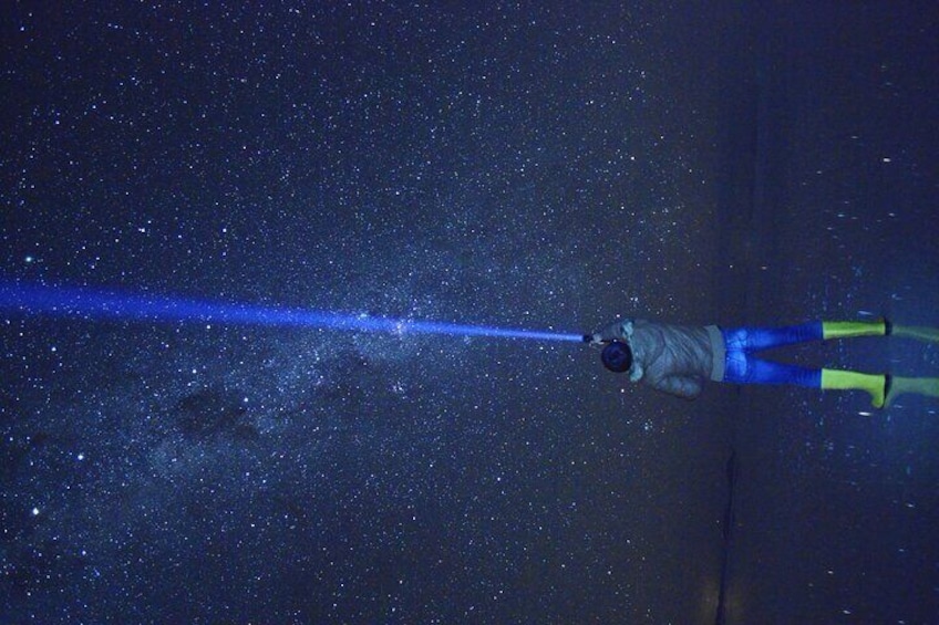 From the Uyuni Salt Flat contemplating the milky way