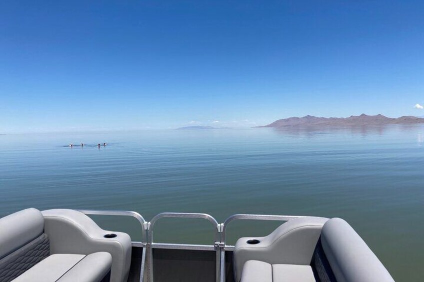2 Hour Salt Lake Boat Tour with Swimming on the Lake