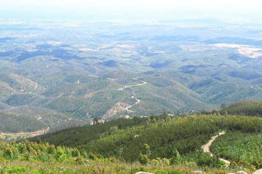 Algarve view from Monchique Mountains