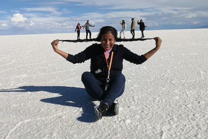 Uyuni Salt Flat 1 Day Tour +Sunset in the Salt Water Region with Mirror Eff...