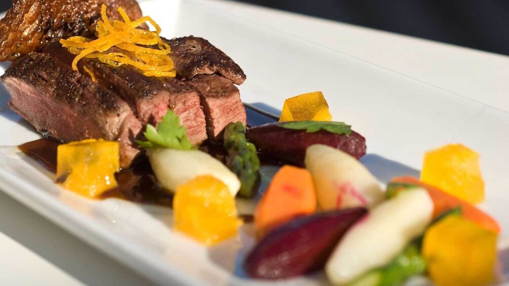 steak with vegetables in Australia