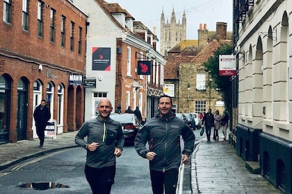 Small-Group City Running Tour in Canterbury