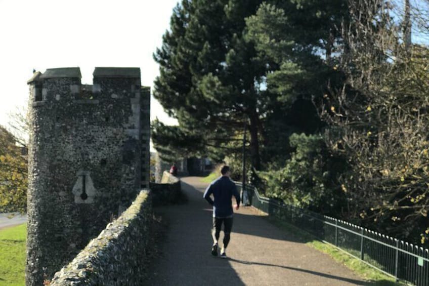 Run along the City Walls