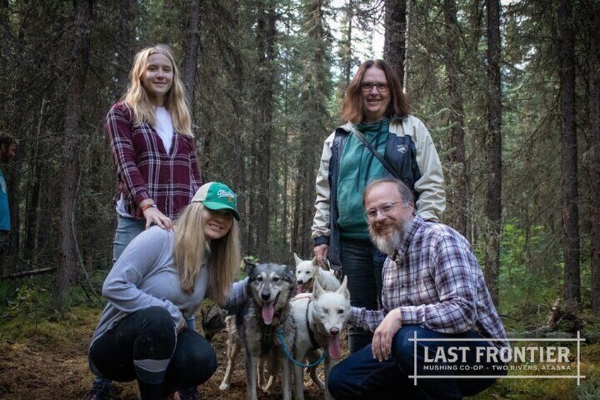 Alaskan Husky Kennel Tour & Summer Mushing Cart Ride