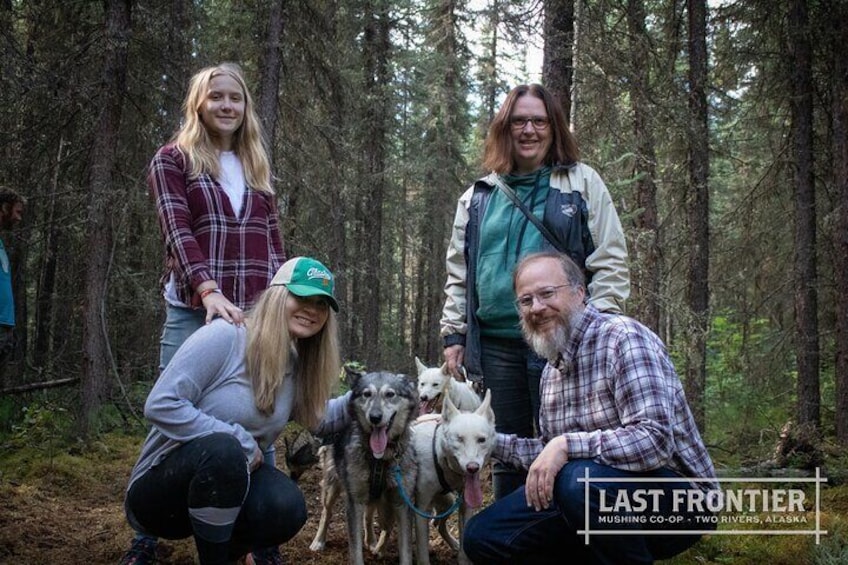 Alaskan Husky Kennel Tour & Summer Mushing Cart Ride