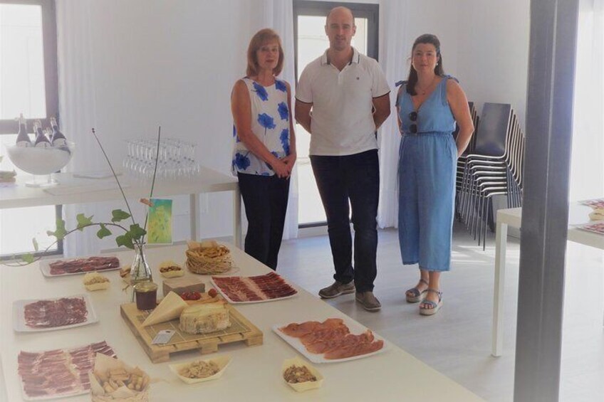 Tasting of Sobrón Sausages after Visit
