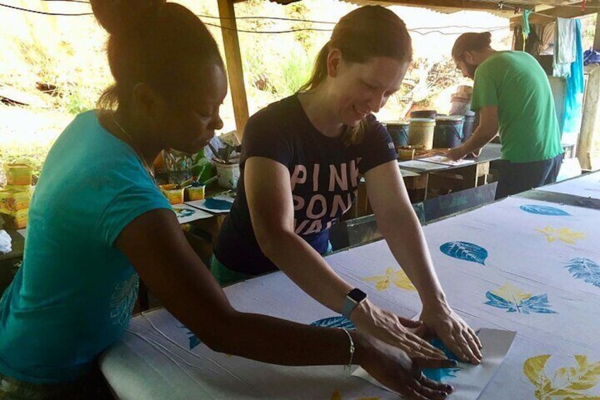 Learn the Traditional Seychelles Art of Sun Printing with Local Textile Designer