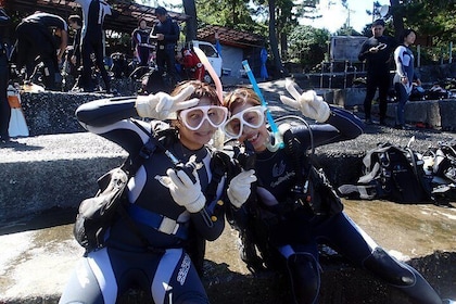 體驗潛水！ ！在日本海潛水！ ！如果你對游泳沒有信心，這是第一次安全。從初學者到資深教練都會親切而善良地教導。