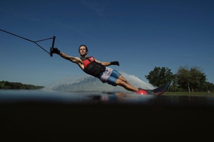 1 Half Day Waterski, Wakeboard or Wakesurf Lesson, 2 individual lessons