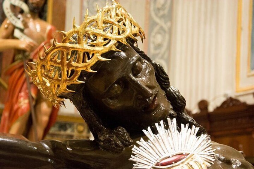 The black Christ Jesus Nazarè San Giovanni Gemini