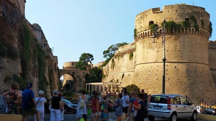 Walk under the Castle of Charles V