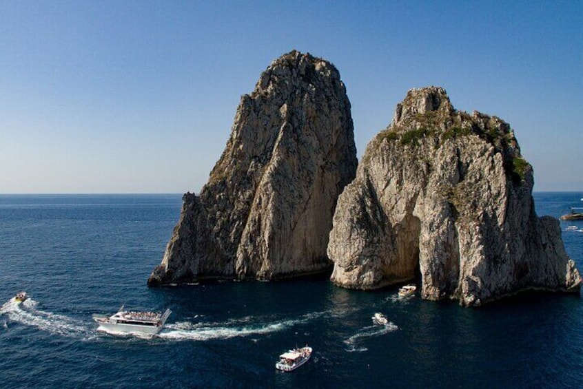 Full-Day Small-Group Capri and Blue Grotto Tour by Boat