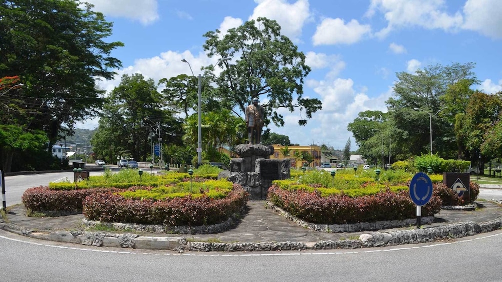 Roundabout in Trinidad in Tobago