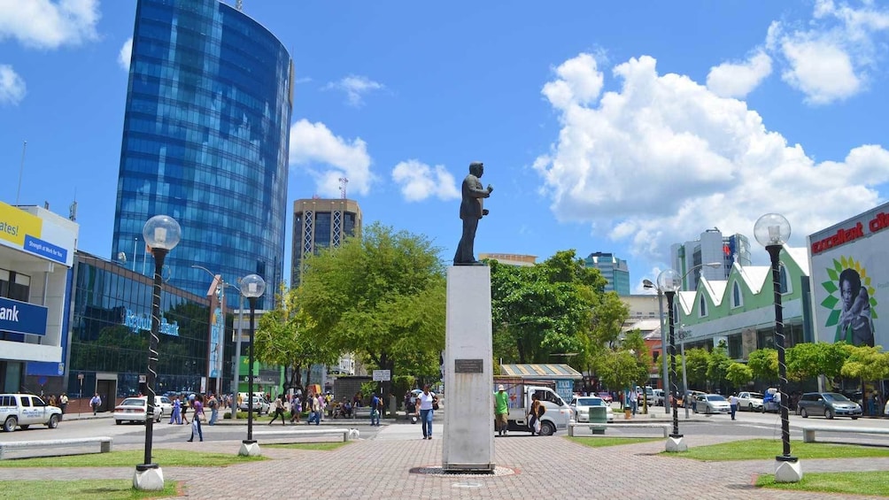 exploring the city in Trinidad and Tobago