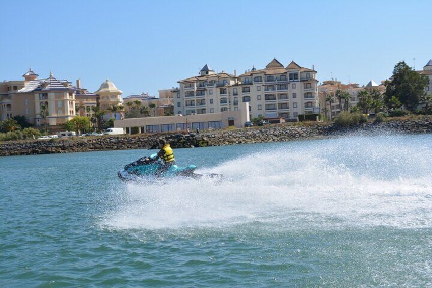 30-minute Jet Ski experience through Punta del Moral