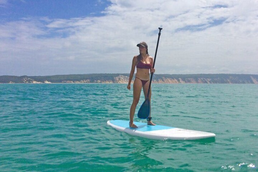 3-Hour Stand Up Paddle Double Island Point and Beach 4X4 Tour