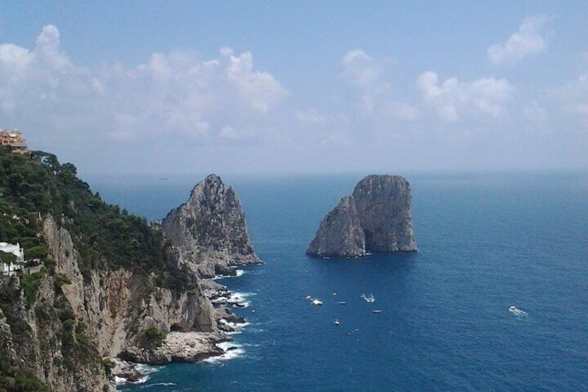 Private tour of Capri and Anacapri with the Blue Grotto by land