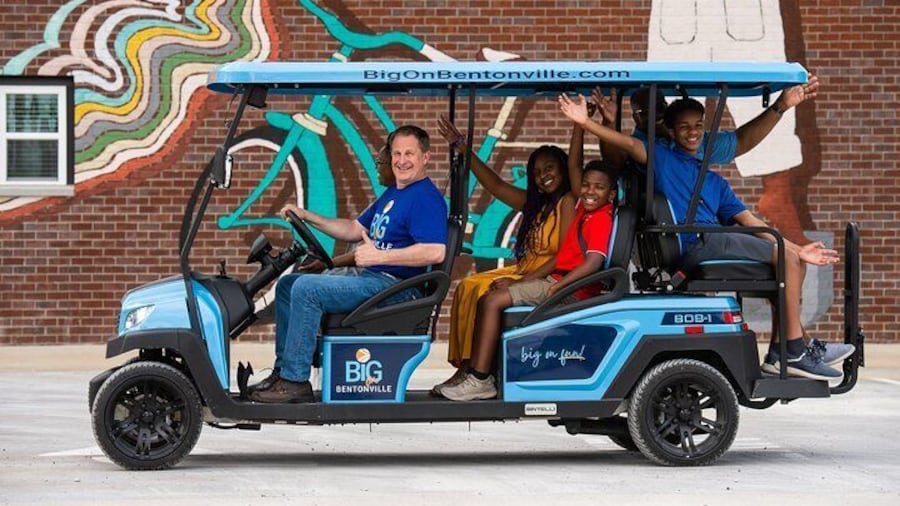 Golf Cart Tour of Bentonville, Arkansas