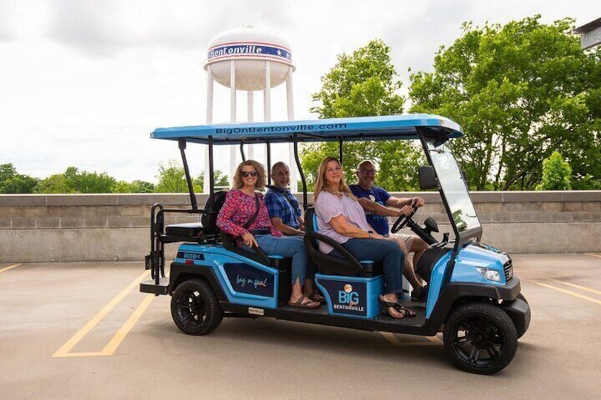 Golf Cart Tour of Bentonville, Arkansas