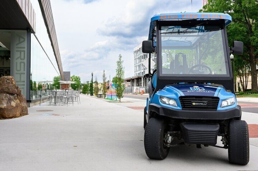 Golf Cart Tour of Bentonville, Arkansas