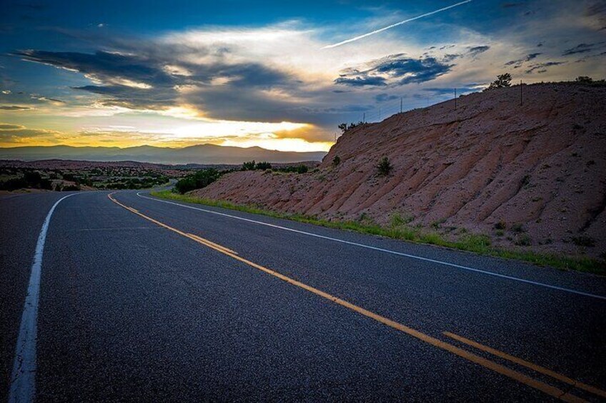 Road to Jemez Sunset