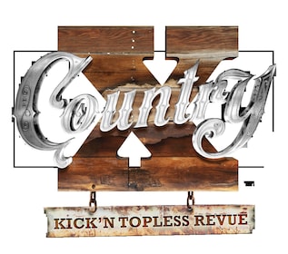 Espectáculo de toples X Country Kick’n
