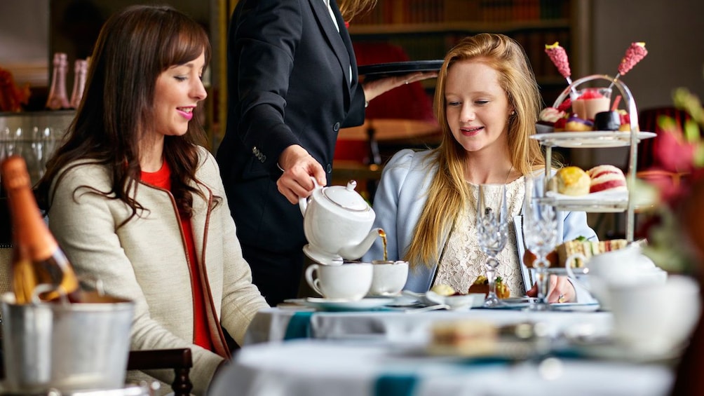 Two women at tea