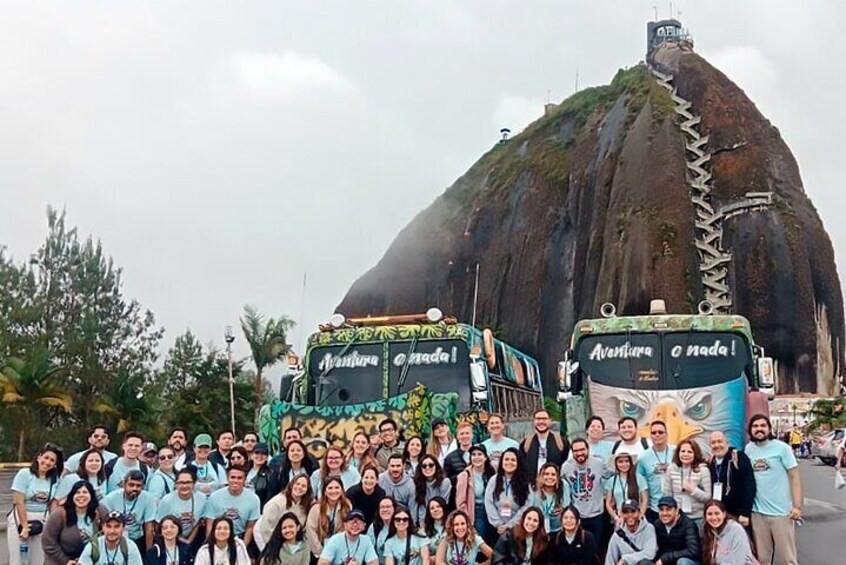 Guatapé Piedra del Peñol excursion + Gastronomic tour and cruise on the dam