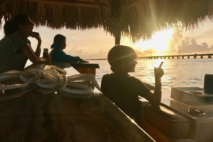 Sunset Tiki Boat Tour in Key West