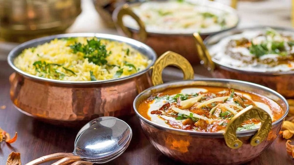 assortment of vegetarian dishes in Australia