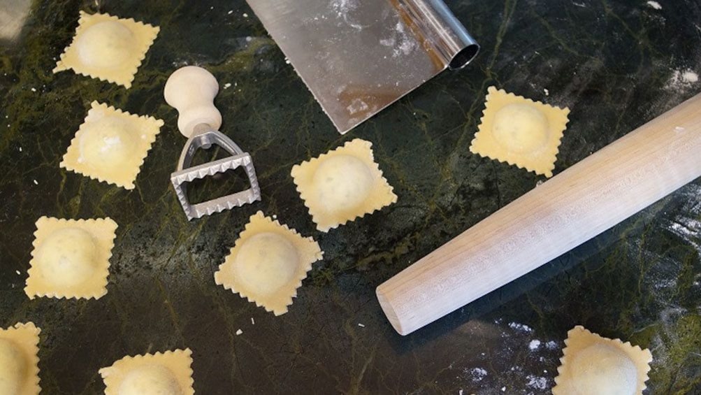 Show item 1 of 5. ravioli tools at cooking school