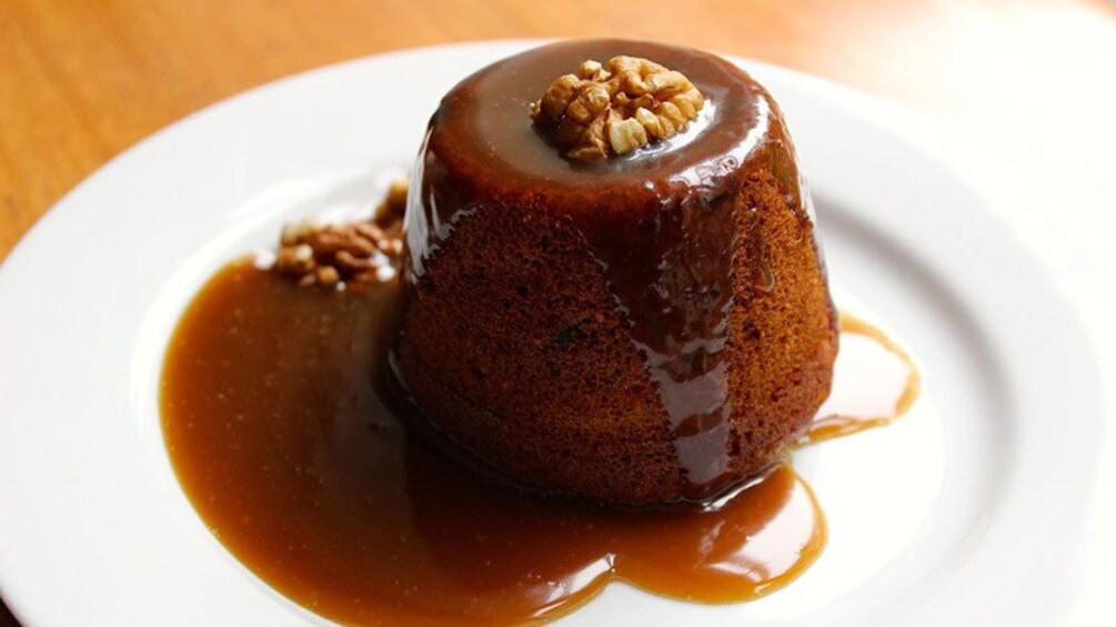 close up of dessert at cooking school