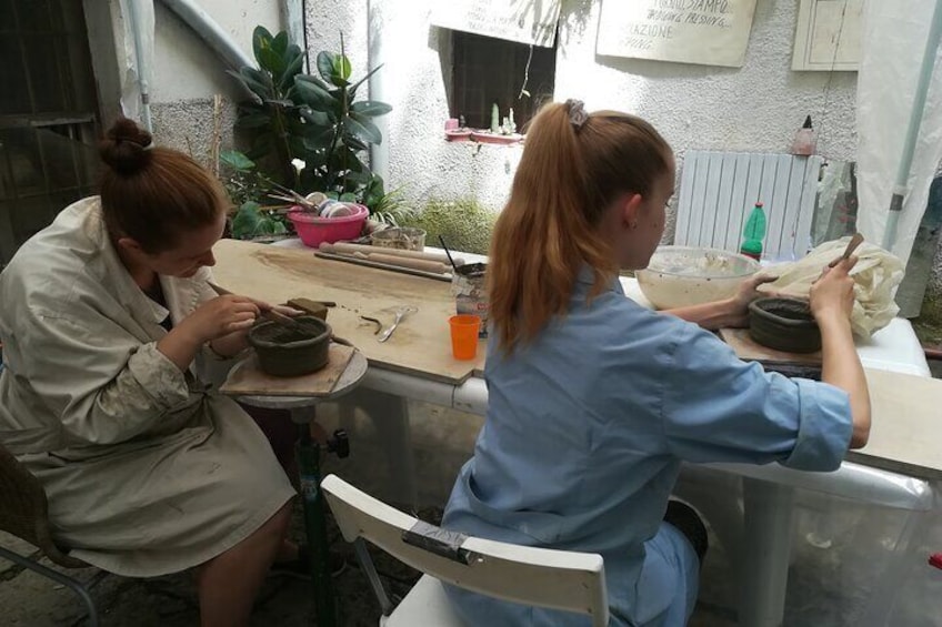 Ceramic Lesson for Small Groups in Vietri sul Mare