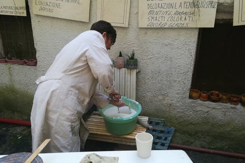 Private Ceramic Workshop in Vietri Sul Mare