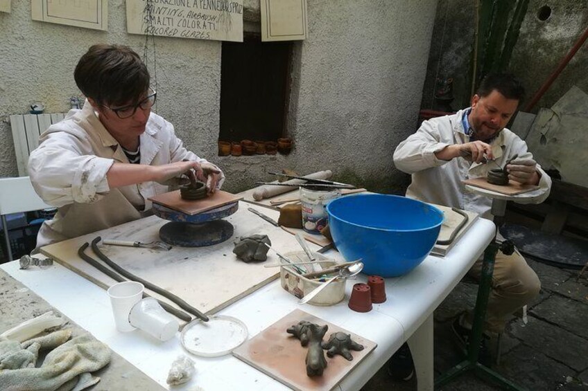 Private Ceramic Workshop in Vietri Sul Mare