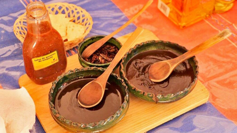 Local sauces in Huatulco, Mexico