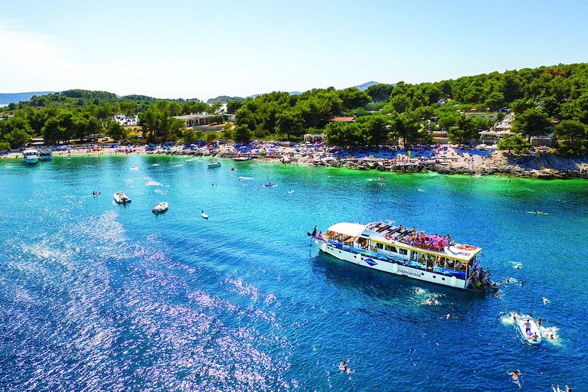 Blue Lagoon & 3 Islands Day Cruise from Split with lunch