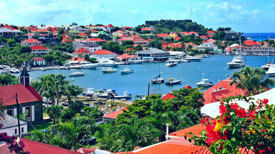 Panoramic view of vibrant St. Martin
