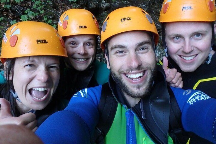 Canyoning in Susec Gorge from Bovec