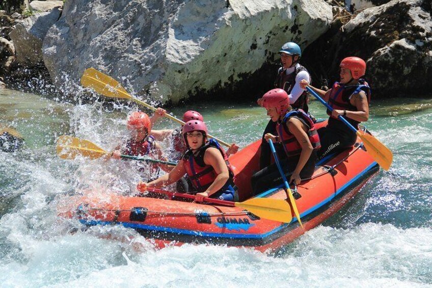 Whitewater Rafting on Soca River, Slovenia