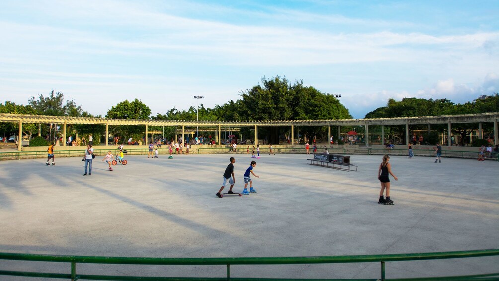 Skate area on the Kids Photo Tour in Rio de Janeiro (city), Brazil