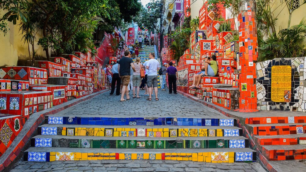 Vibrant steps in Rio de Janeiro