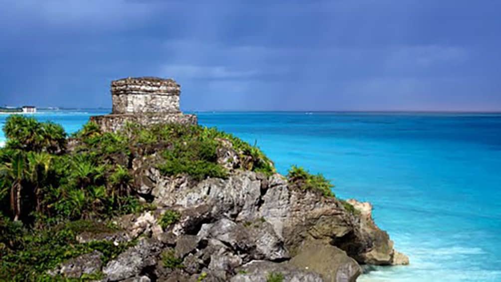 Mexican ruin on coastline