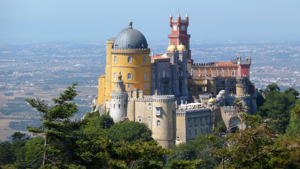 Castle on a cliff in Portugal