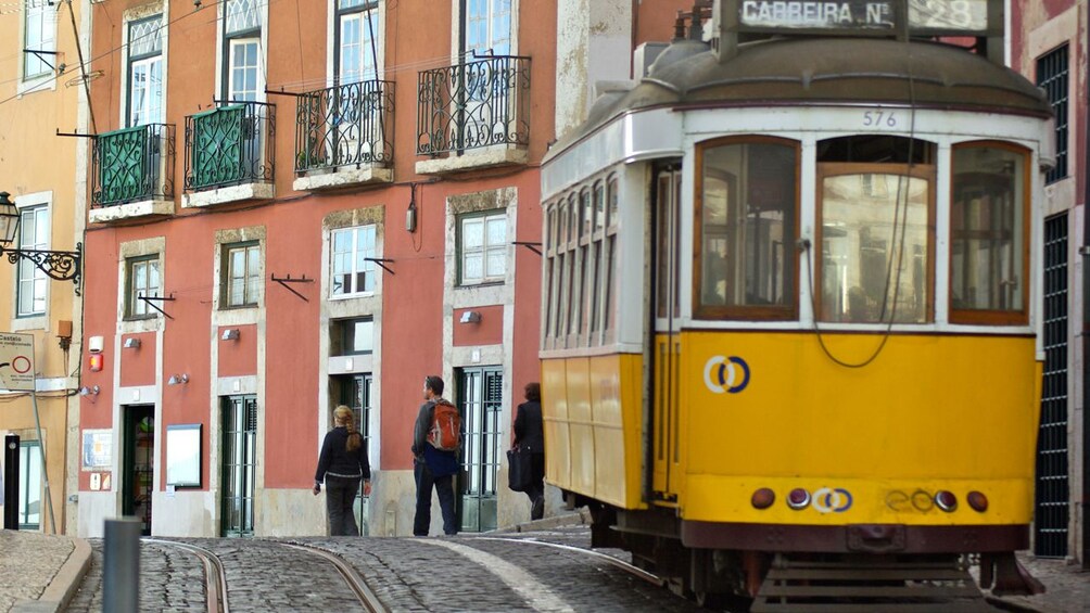 Street trolley in Lisbon