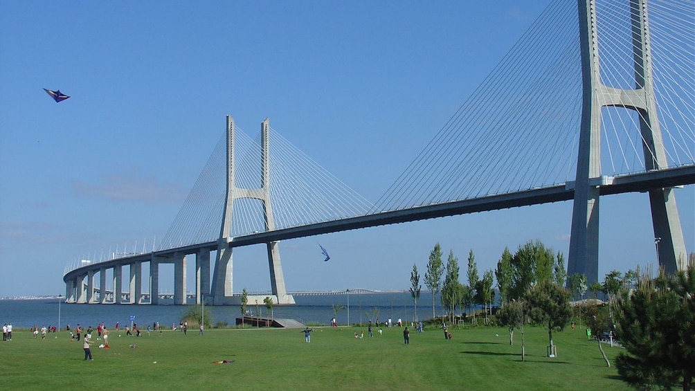 Suspension bridge in Portugal