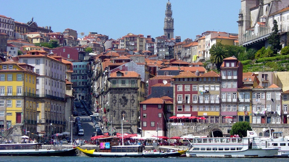 Oporto harbor in Portugal